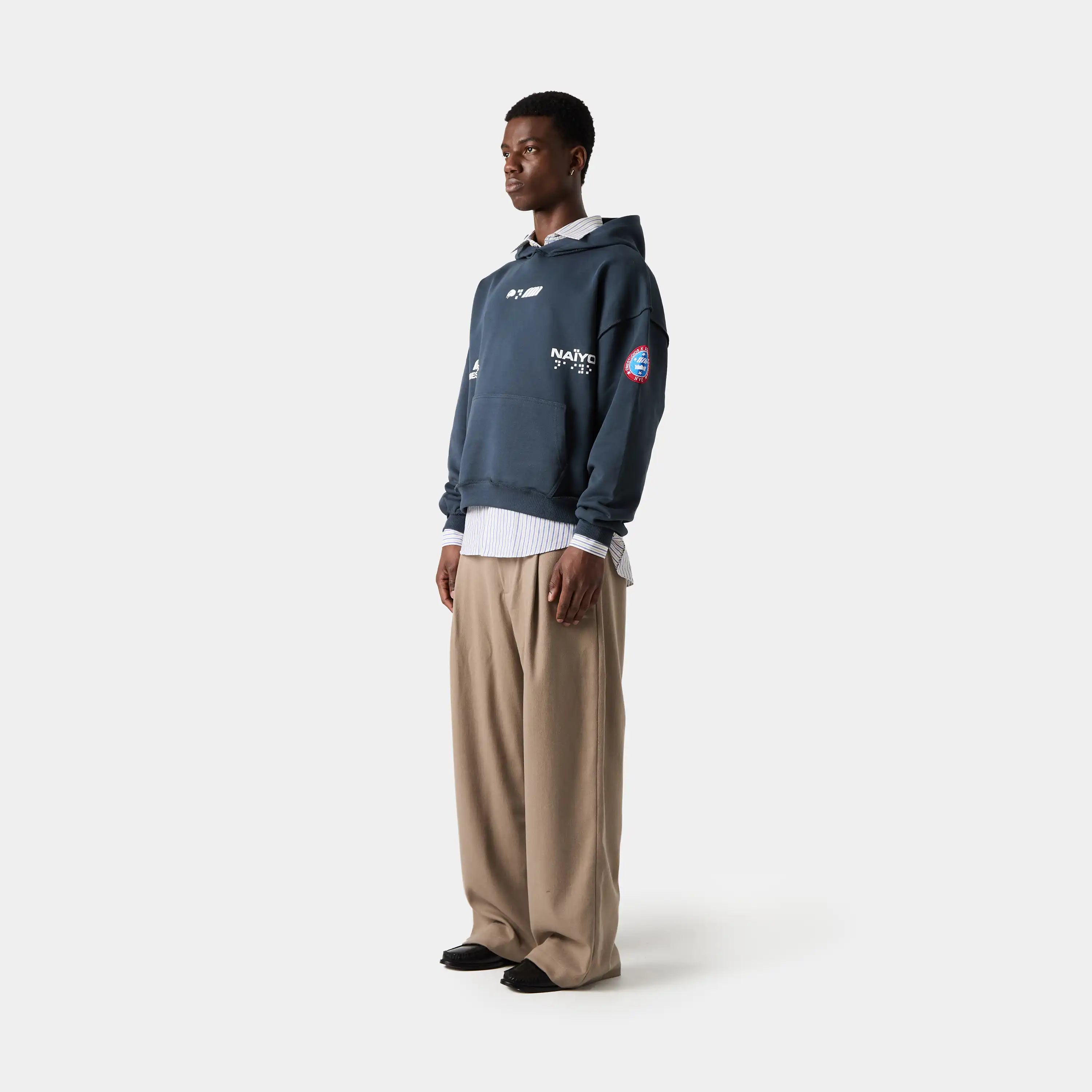 EmeXNaiyo Navy Hoodie Hoodie eme