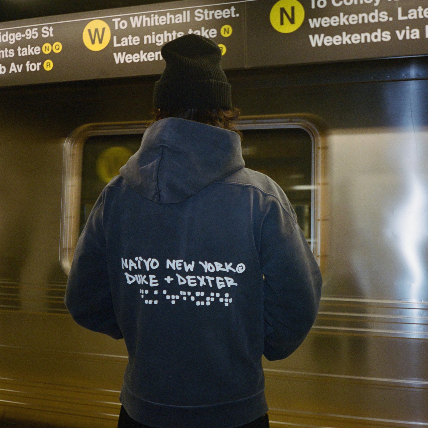 NAÏYO X D+D Washed Black Hoodie