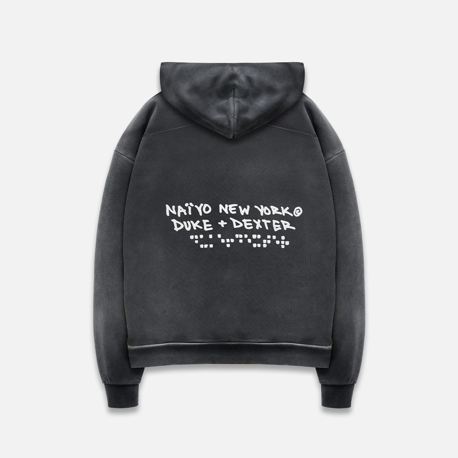 NAÏYO X D+D Washed Black Hoodie