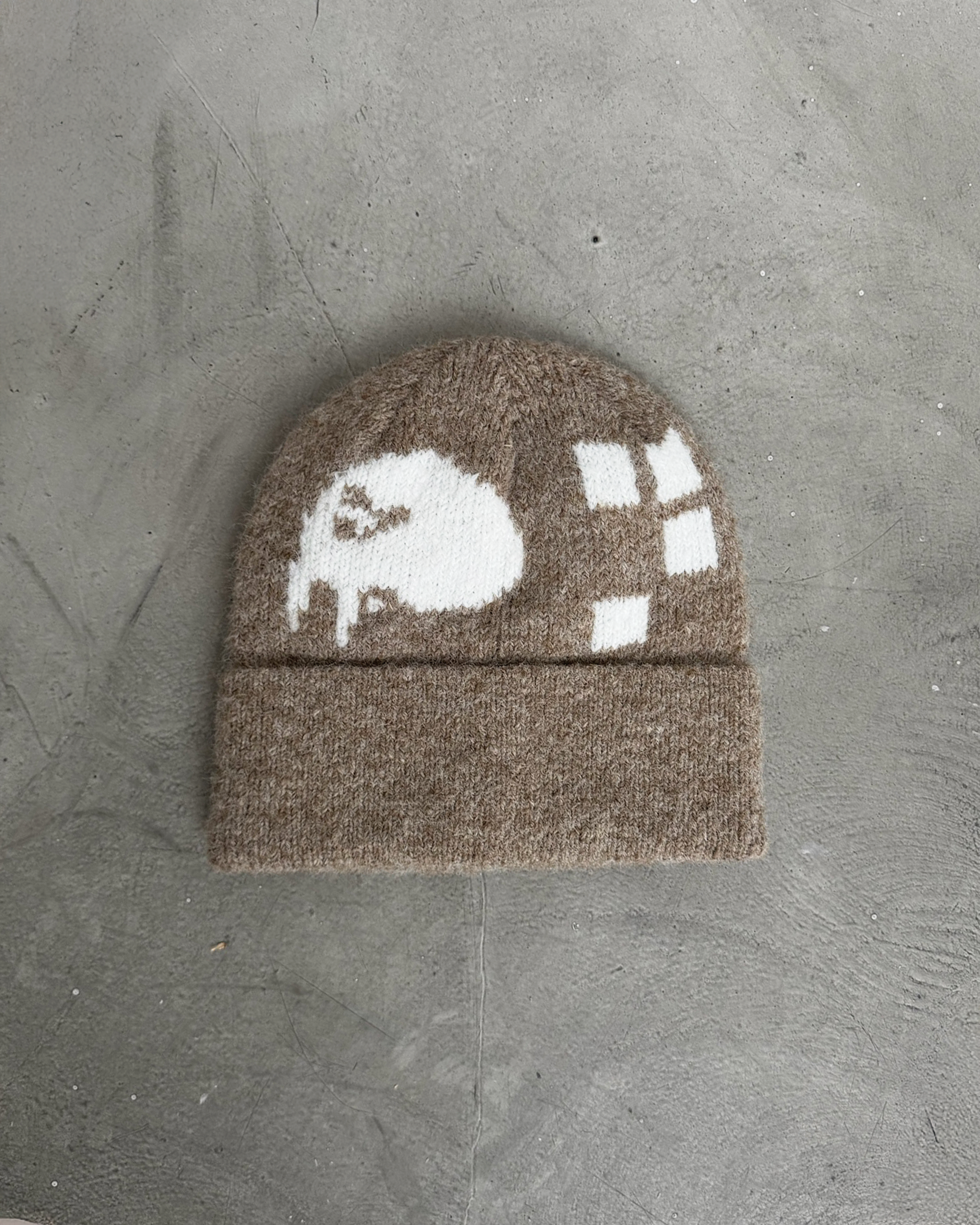 Braille Mohair Beanie – NAÏYO