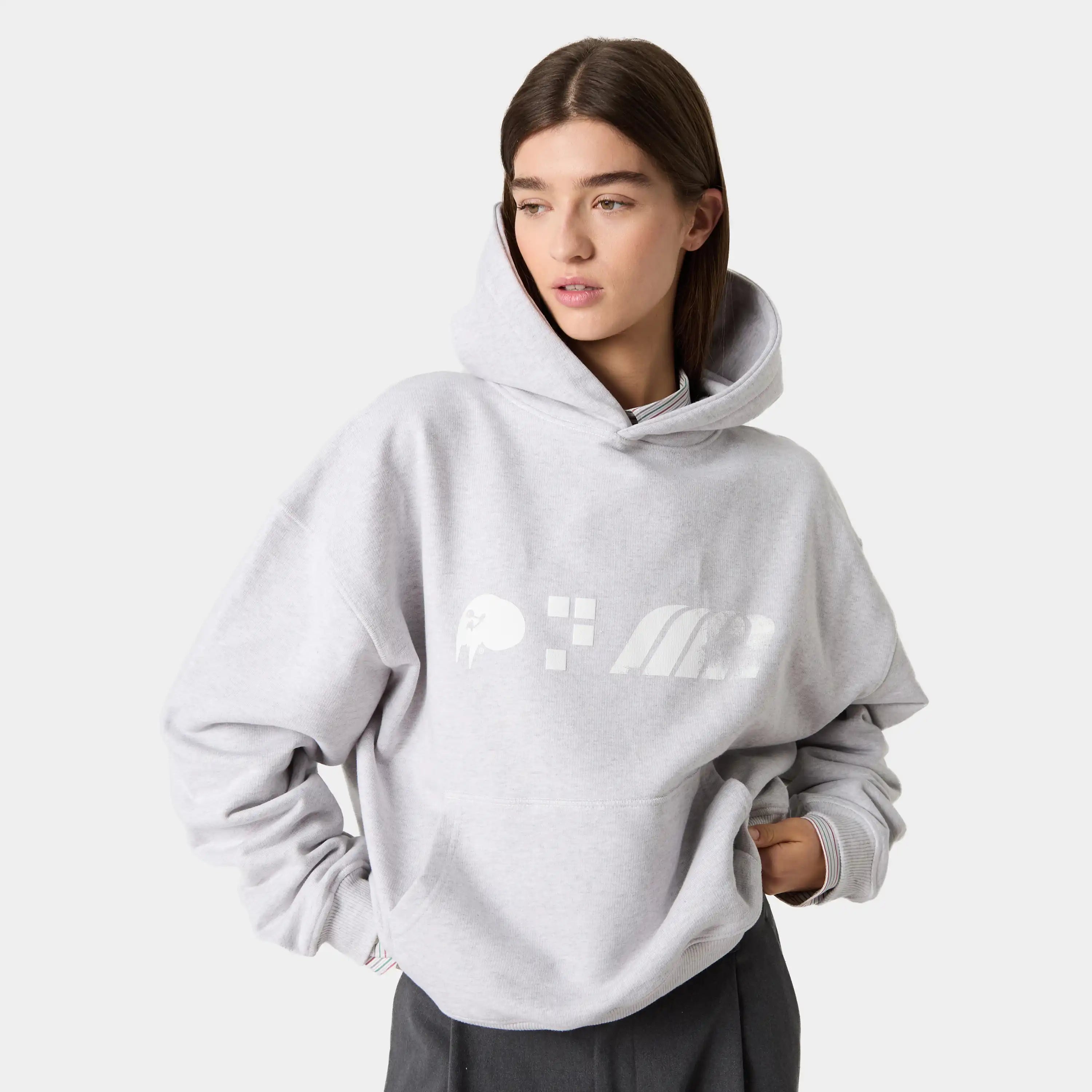 EmeXNaiyo Heather Grey Hoodie Hoodie eme