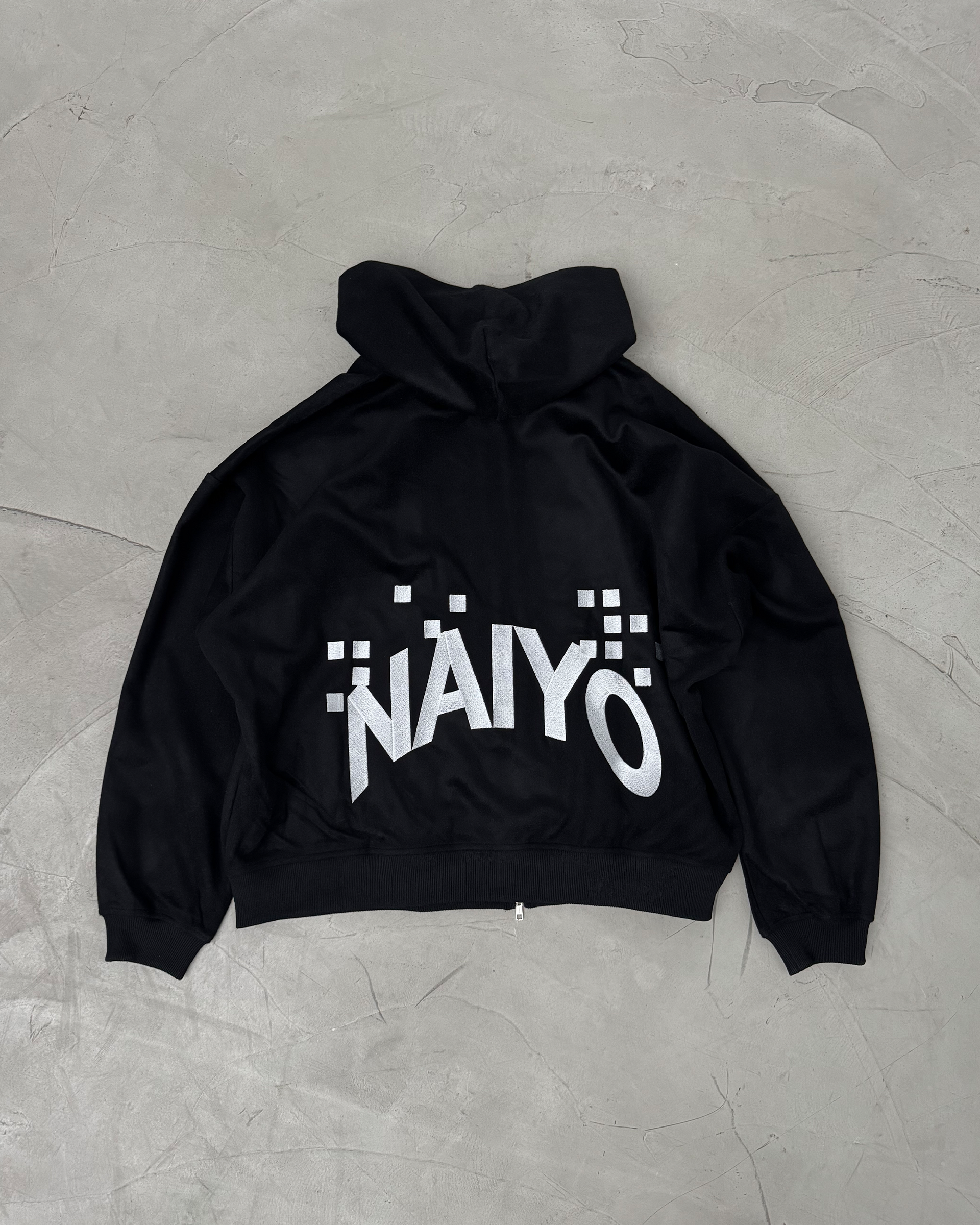 Wool Naïyo Full-Zip Hoodie – NAÏYO
