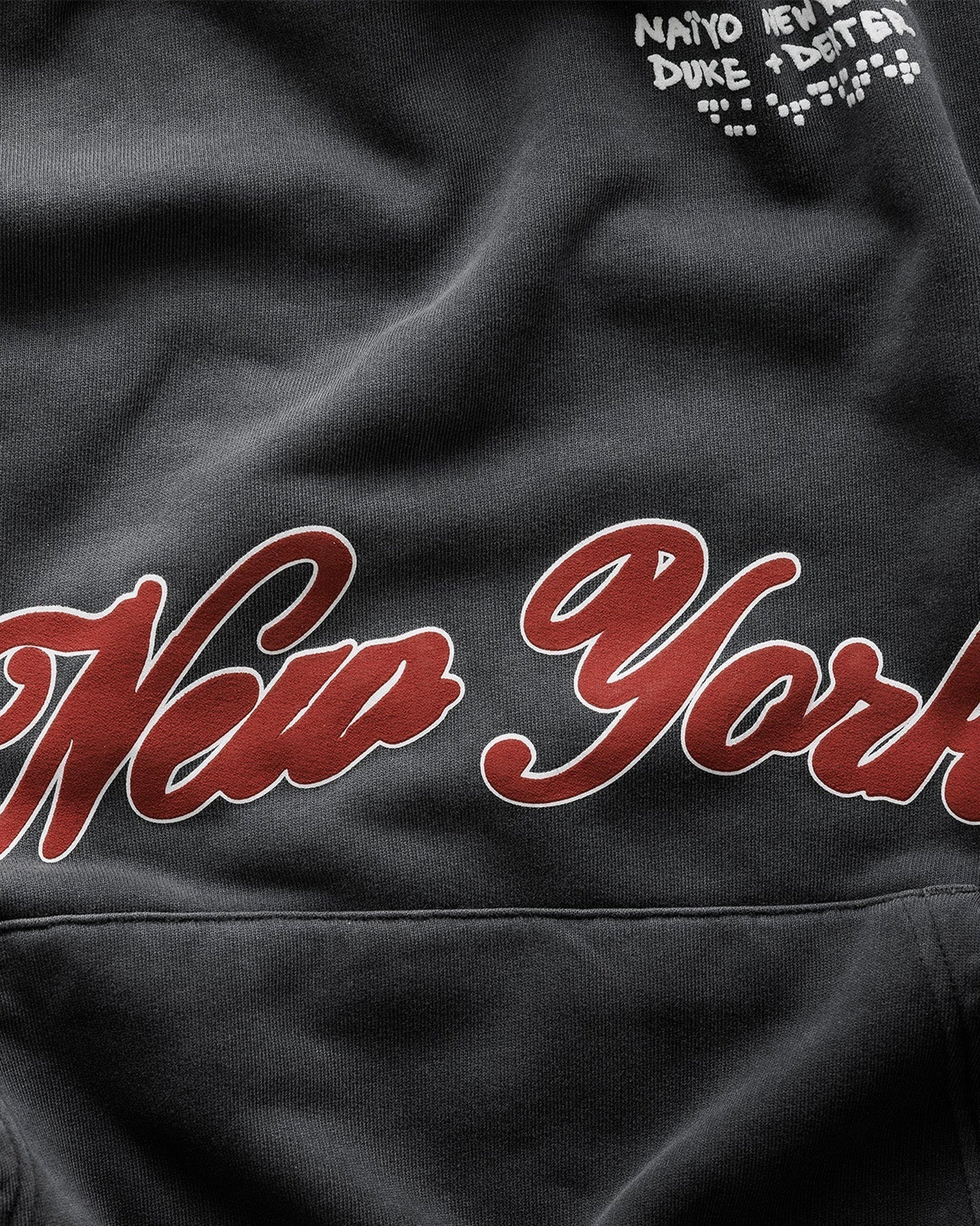 NAÏYO X D+D Washed Black Hoodie