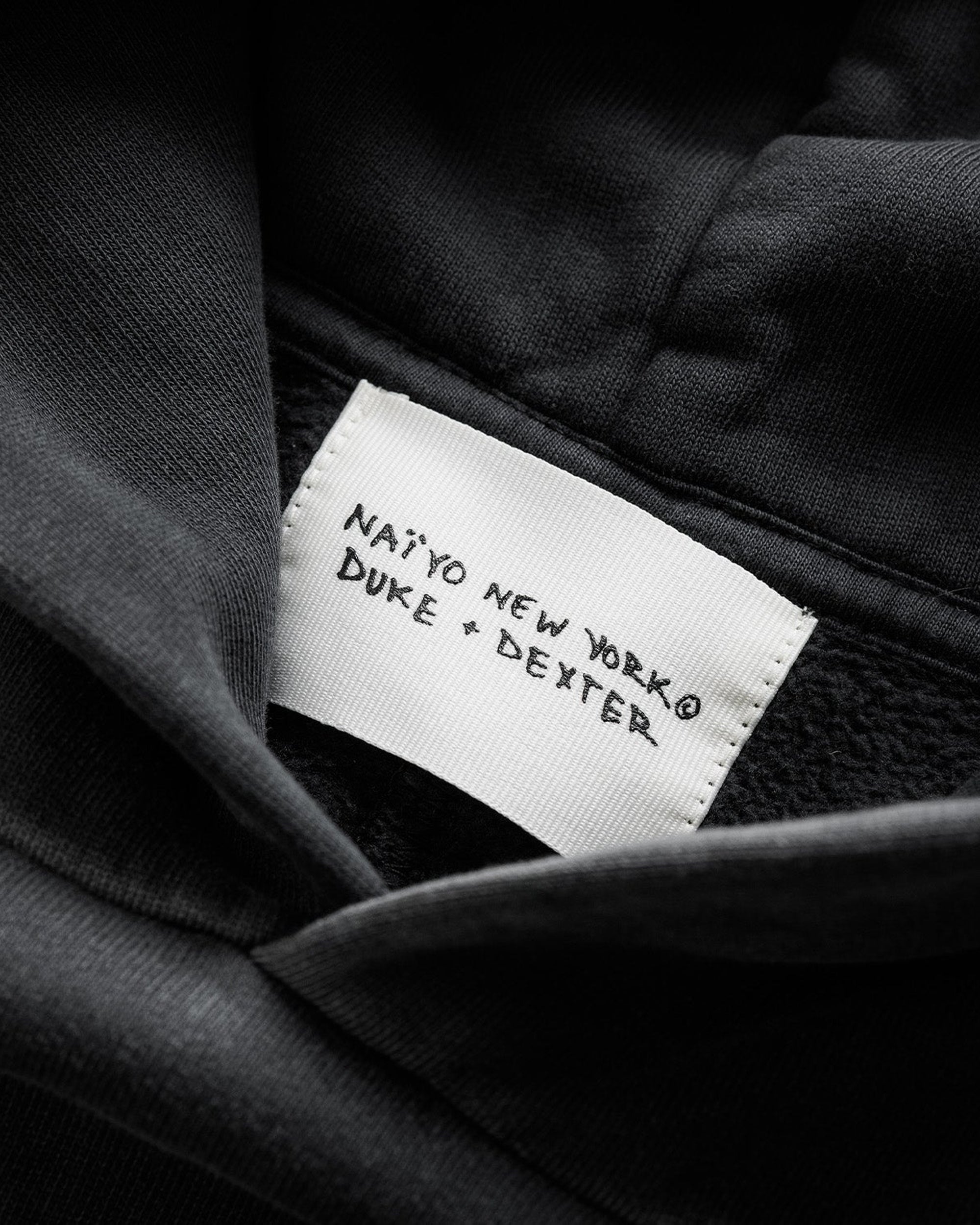 NAÏYO X D+D Washed Black Hoodie