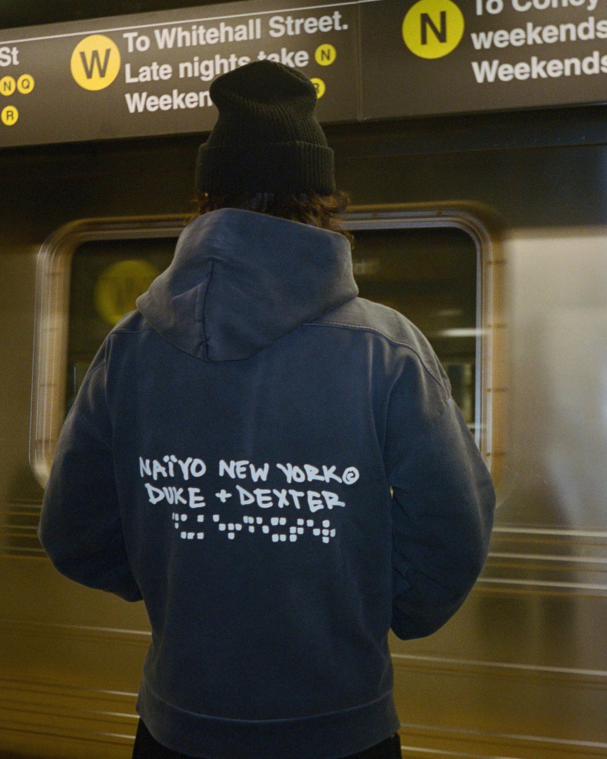 NAÏYO X D+D Washed Black Hoodie