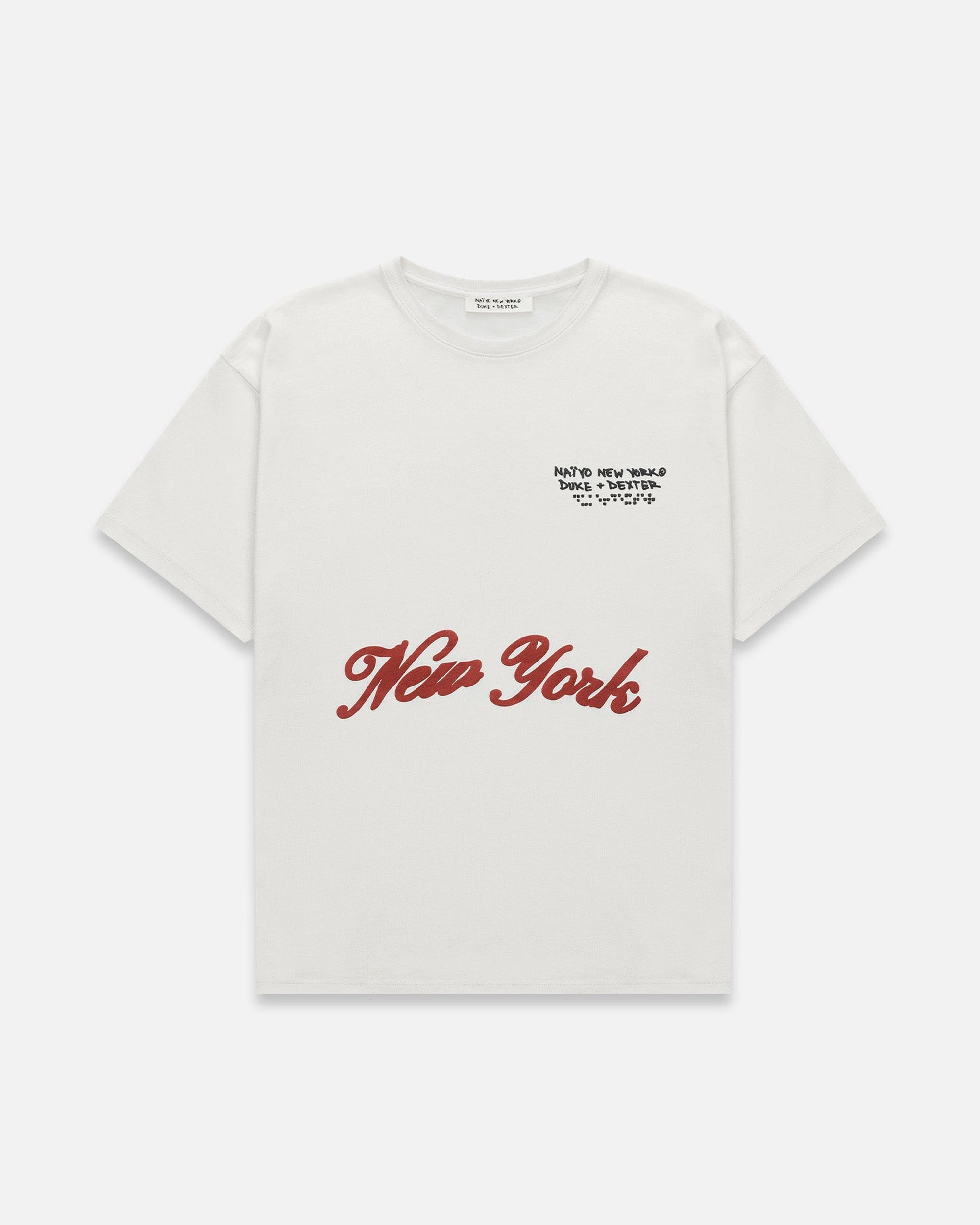 NAÏYO X D+D Vintage White T-Shirt