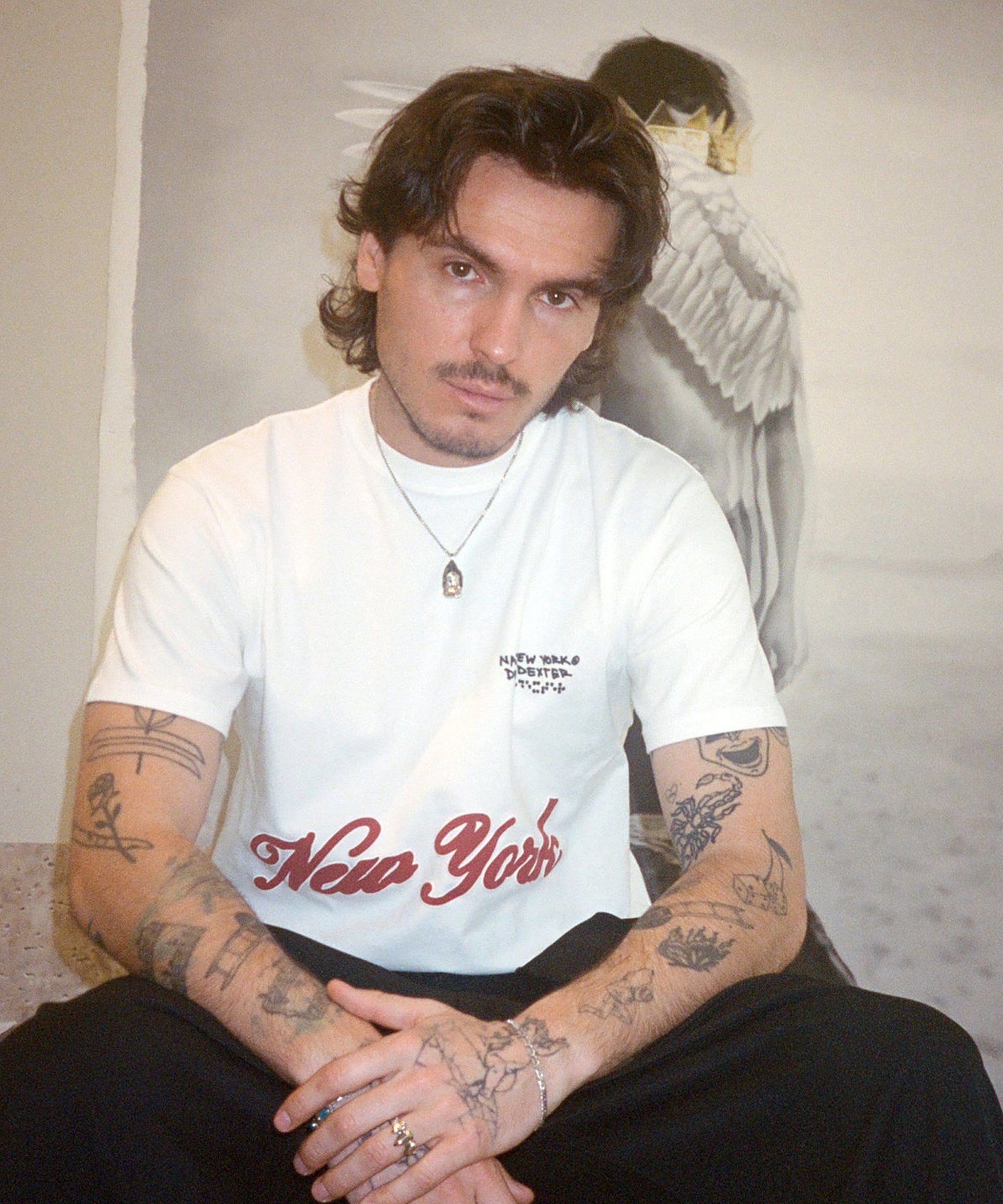 NAÏYO X D+D Vintage White T-Shirt