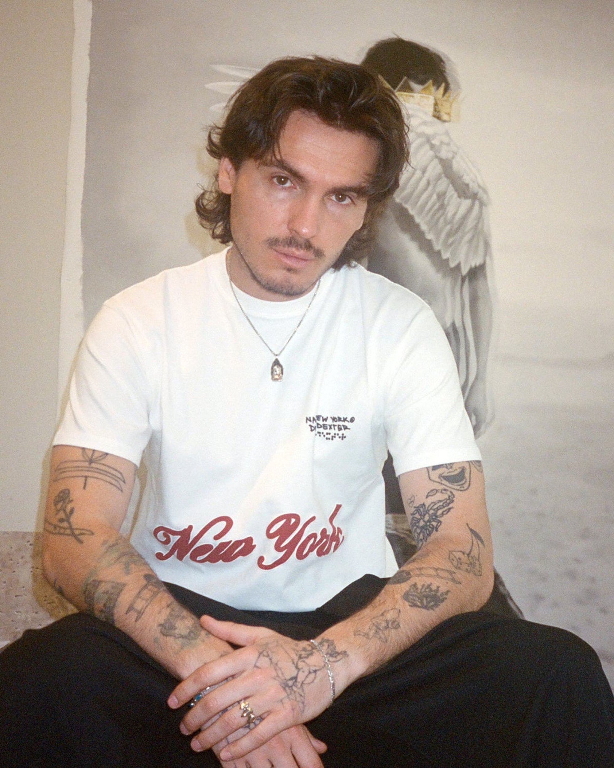 NAÏYO X D+D Vintage White T-Shirt