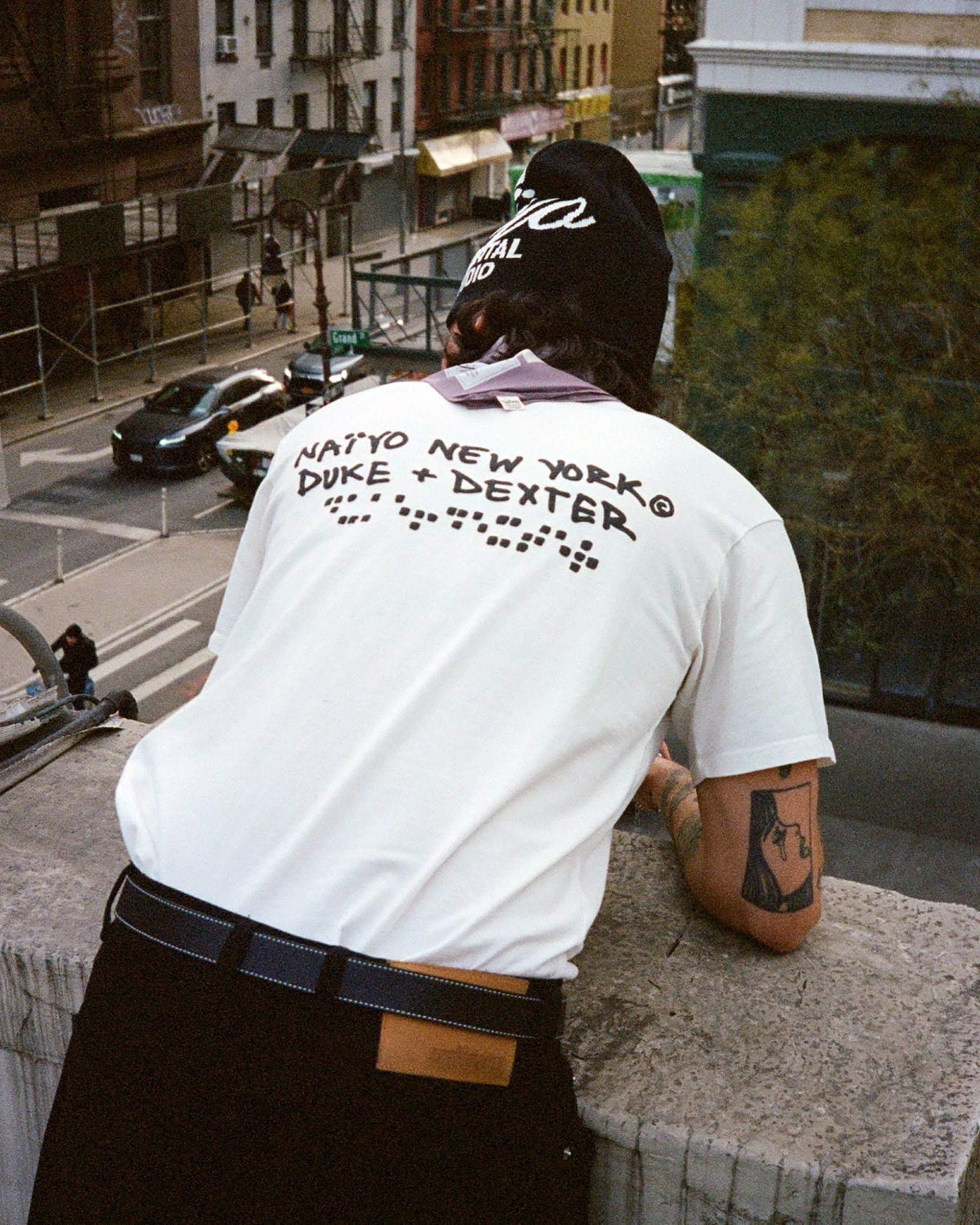 NAÏYO X D+D Vintage White T-Shirt